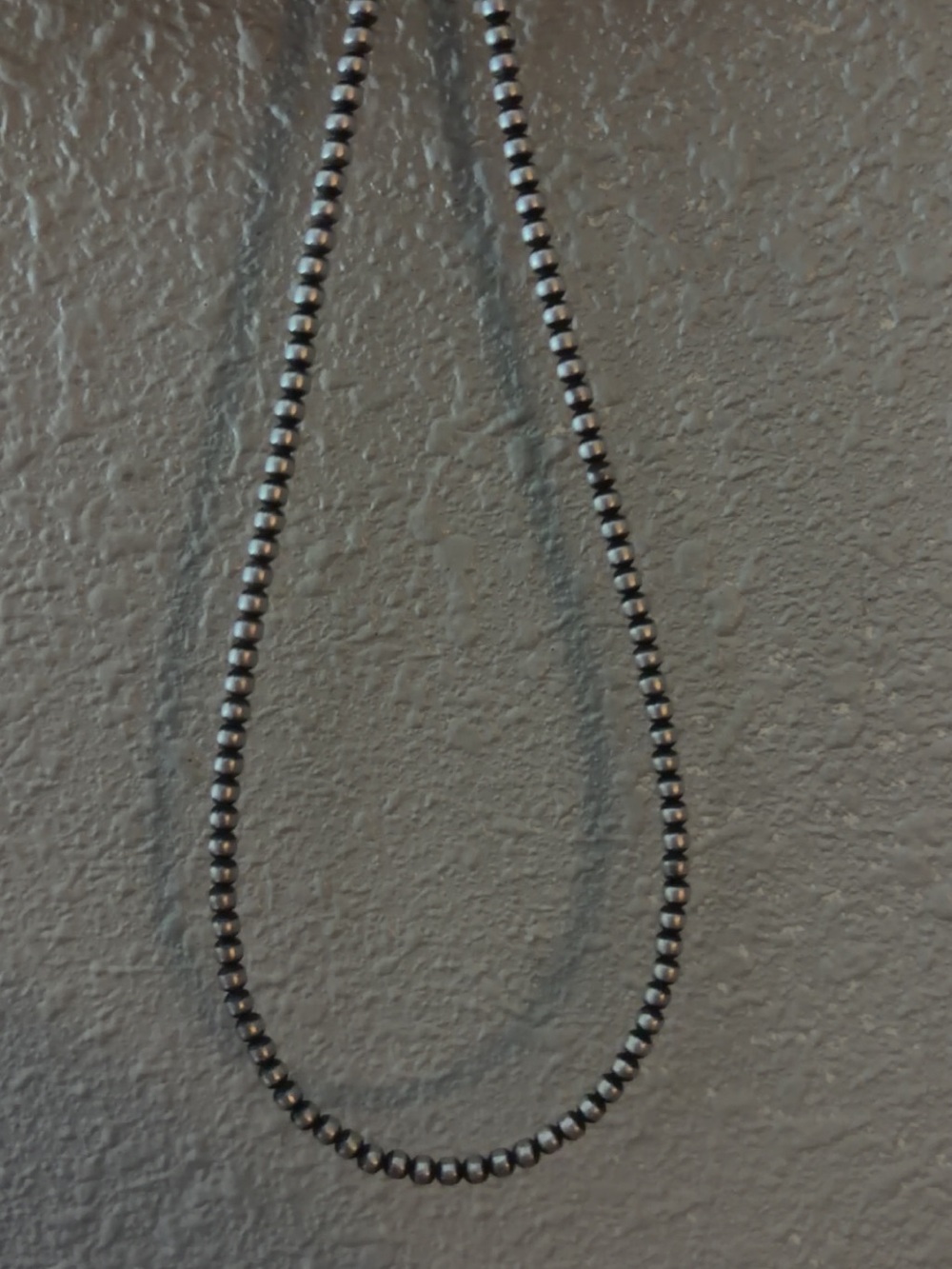 Authentic Sterling Silver Navajo pearl Necklace